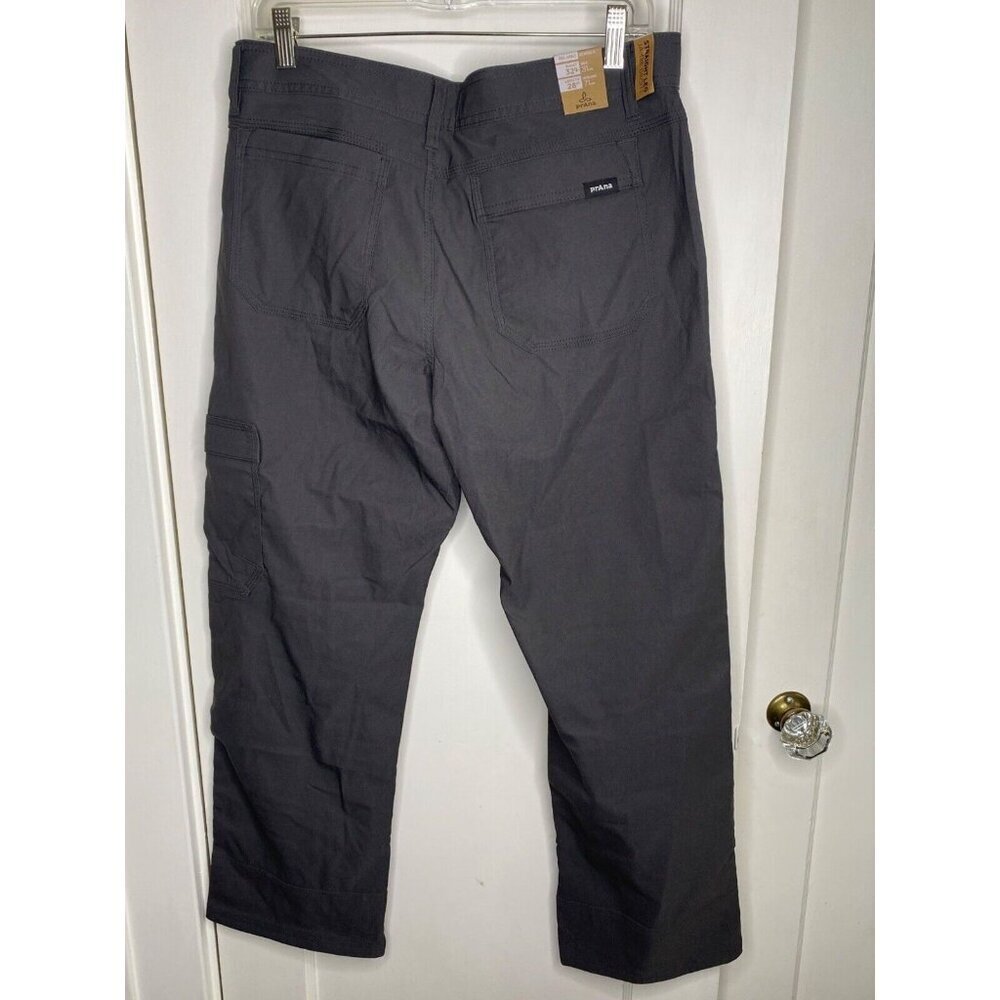 Prana Stretch Zion Pants II (Dark Iron) Men's technical pants 32 X 28 MSRP $95 - Picture 6 of 7